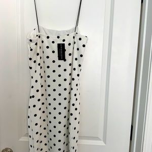 NWT. Polka dot dress.
